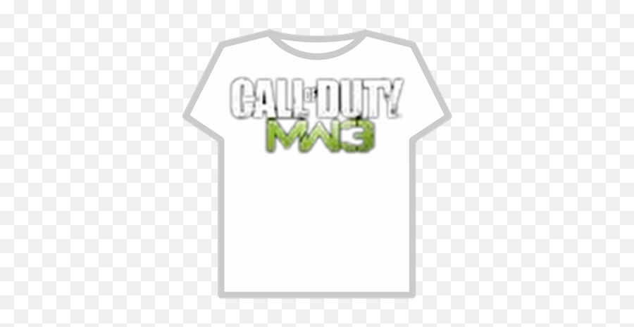 Call Of Duty Modern Warfare 3 T - Shirt Transparent Roblox Active Shirt Png,Call Of Duty Transparent