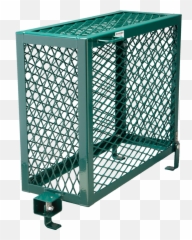 Low Profile Expanded Metal Backflow Enclosures - Strongbox Backflow Enclosures Png,Steel Cage Png