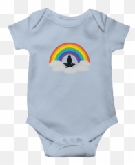Rainbow Cloud Meditation Storefrontier - Short Sleeve png