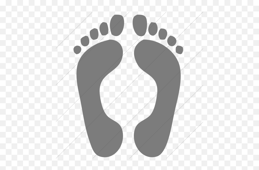 Simple Dark Gray Classica Feet Icon - Green Feet Rescue Logo Png,Feet Icon