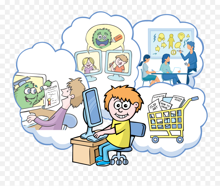 Customised Cartoons Cartoon Workshops And Clip - Sharing Png,Blank Comic Book Icon