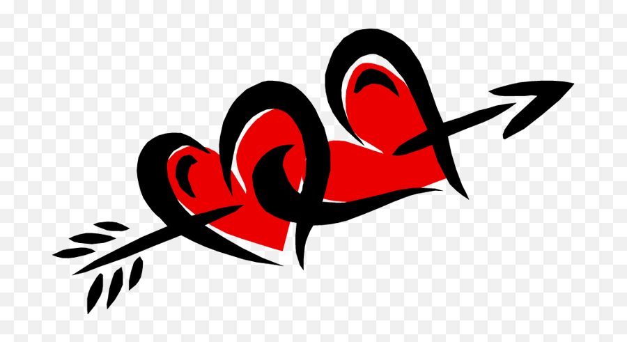 heart with arrow clipart