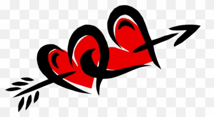 Heart With Arrow Clipart Free - Love My Friends Name Png