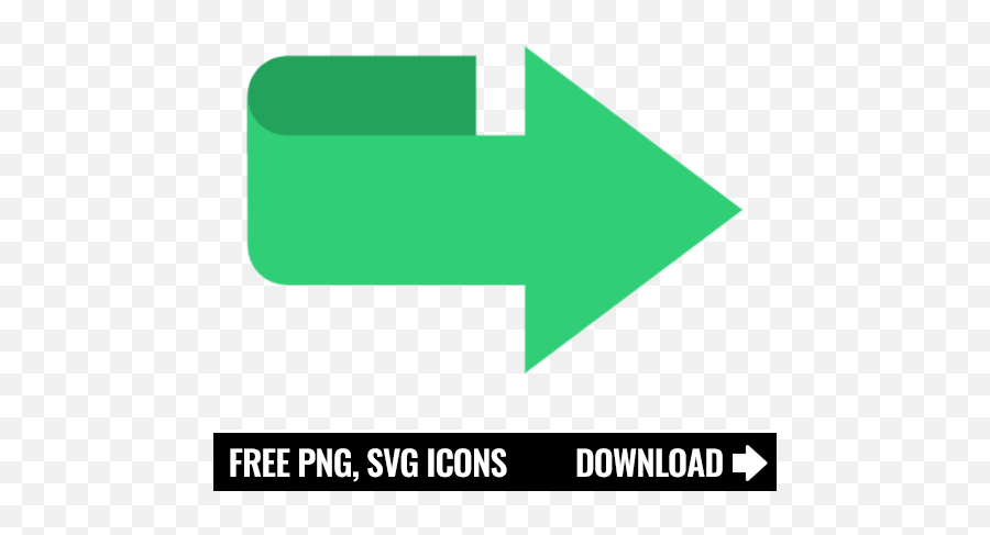 Free Right Curved Arrow Icon Symbol Download In Png Svg - Vertical,Green Right Arrow Icon