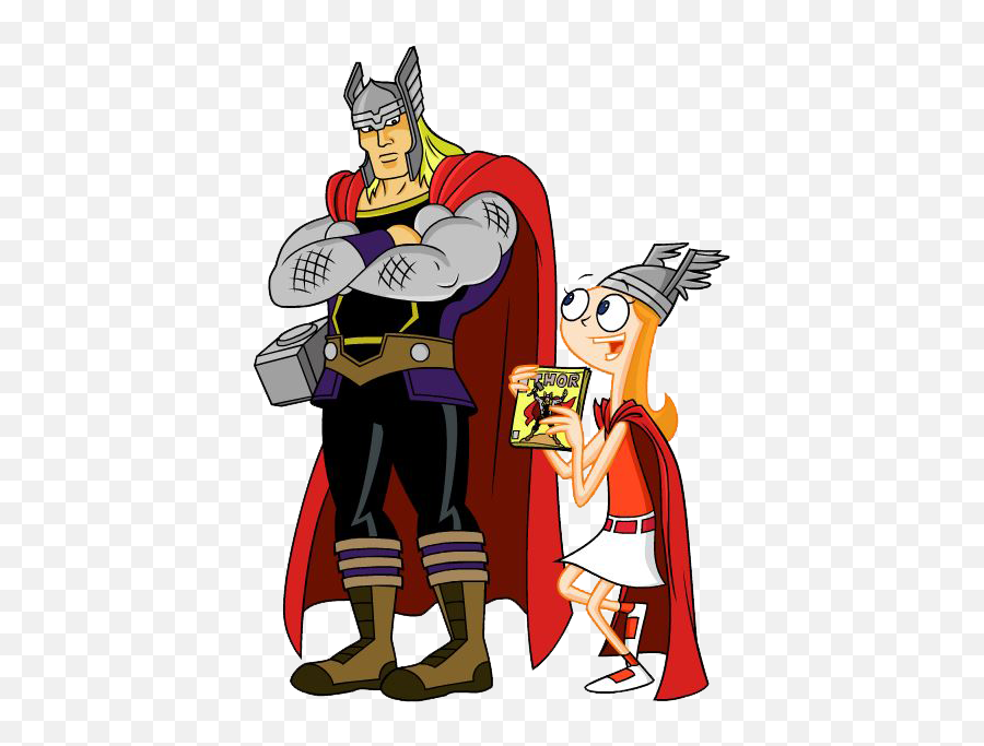 Disney Infinity 20 Avengers Thor - Clip Art Library Phineas Y Ferb Version Marvel Png,Disney Infinity 2.0 Icon
