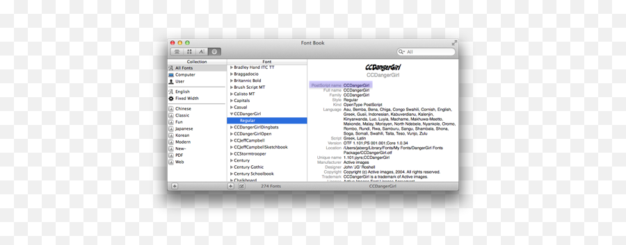 How Can I Get The Postscript Name Of A Ttf Font Installed In - Language Png,Postscript Icon
