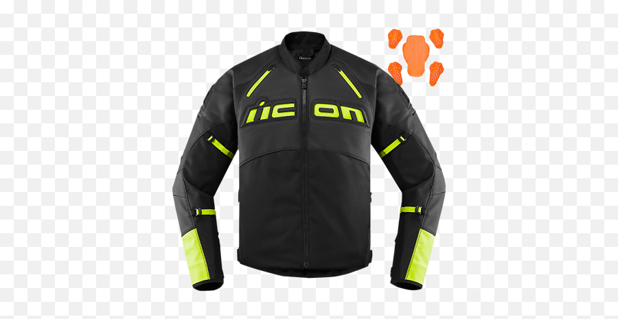 Icon Contra2 Leather Street Jacket - Icon Contra 2 Leather Jacket Png,Icon Stryker Motorcycle Vest