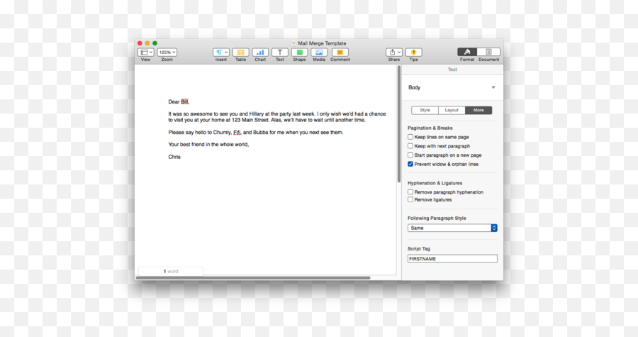 Mail Merge Documents With Pages And Numbers - Merge In Pages Png,Apple Pages Icon