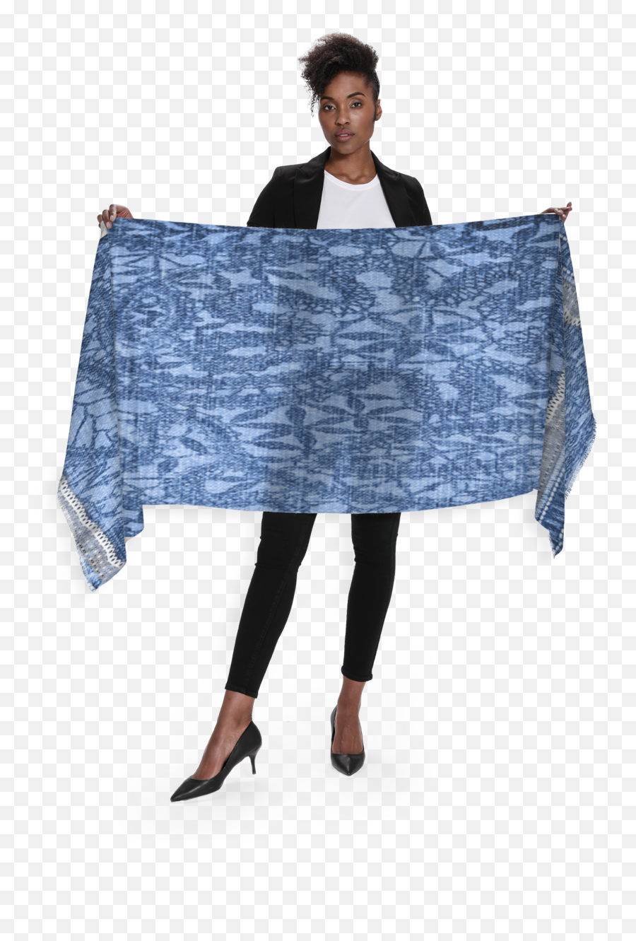 Cashmere Scarf - Stole Png,Icon Variant Etched Blue