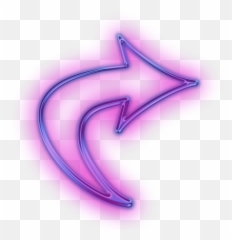 Neon Png Hd Download - Arrow Sign