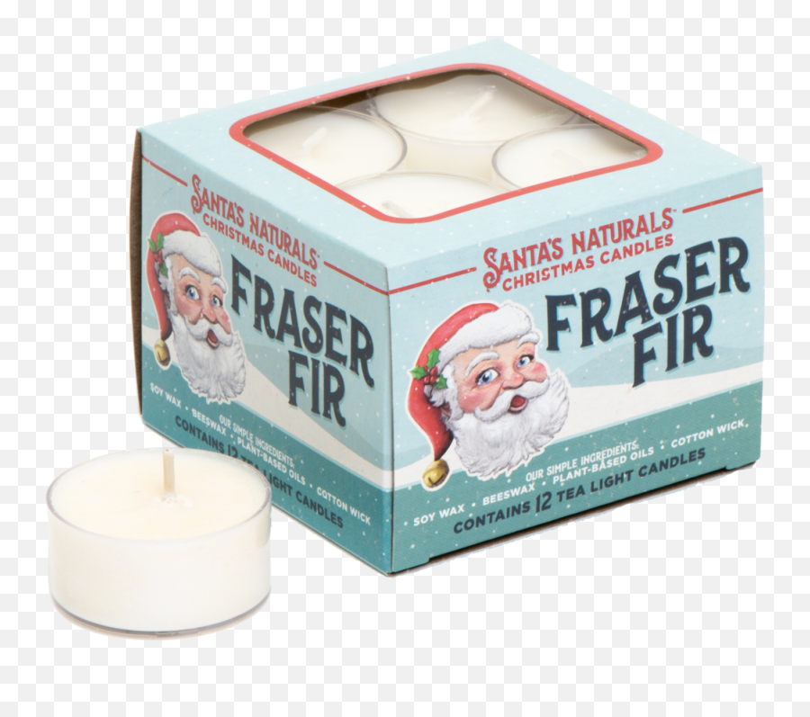 Fraser Fir Tea Light Christmas Candles - Box Png,Christmas Candle Png