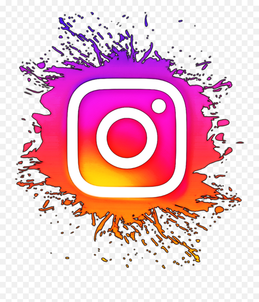 The Most Edited - Transparent Instagram Logo Splash Png,Cool Instagram Icon