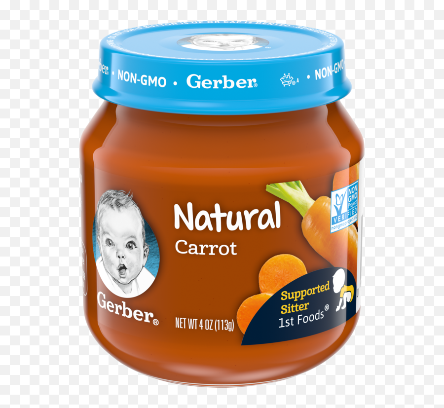 Natural Carrot - Gerber Banana Baby Food Png,Gerber Icon Tanto