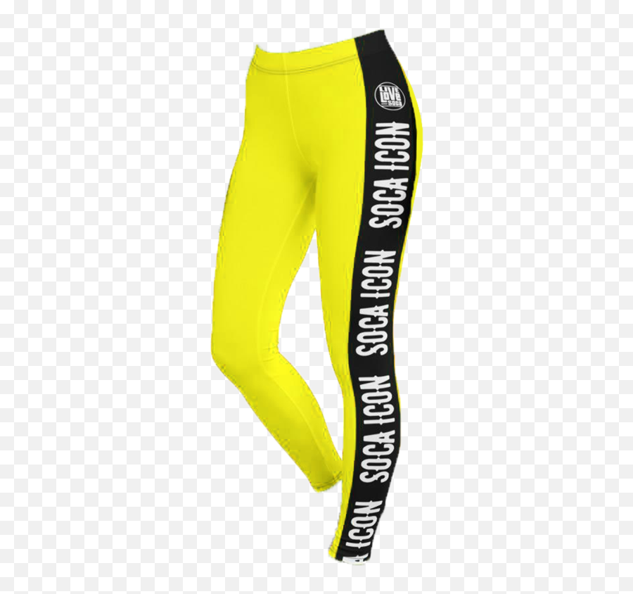 Endless Summer 21 Soca Icon Yellow Leggings - For Women Png,Durable Icon