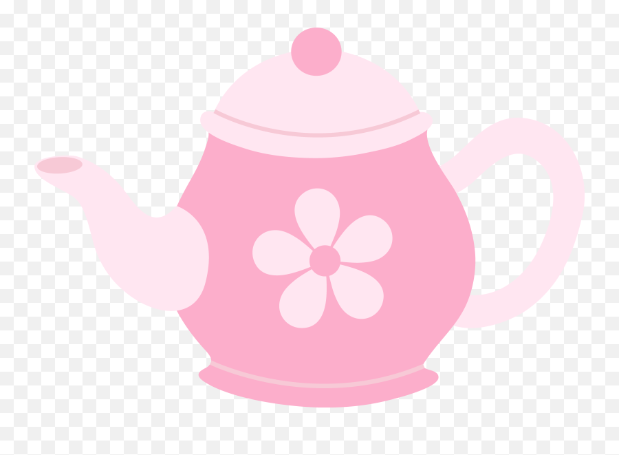 Library Of Teapot Flower Pot Free Stock - Cartoon Pink Tea Pot Png,Teapot Png