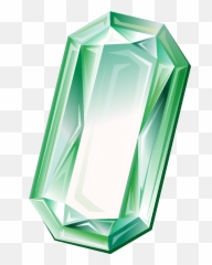 Cartoon Green Geometric Diamond Element - Portable Network Graphics Png,Cartoon Diamond Png