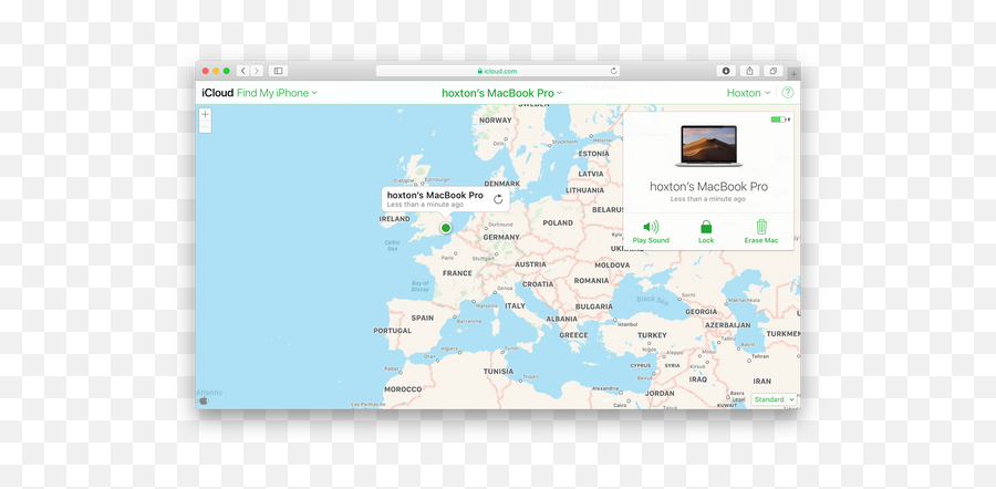 How To Enable And Use Find My Mac Locate A Lost Or Stolen - Language Png,Mac Lock Screen Icon