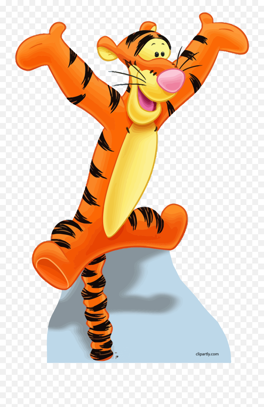 Winnie The Pooh Tigger Joy Clipart Png - Tiger From Winnie The Pooh,Tigger Png