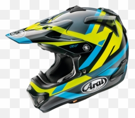 Arai Mx - V MACHINE MXV Motocross Offroad Race Helmet Black Yellow Blue Adults eBay Vx Pro png