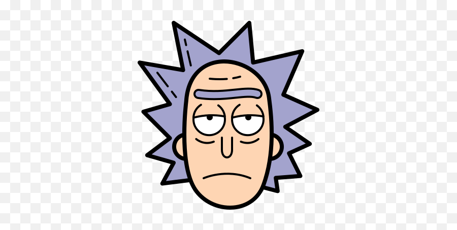Rick Sanchez Icon In Color Hand Drawn Style Png Morty