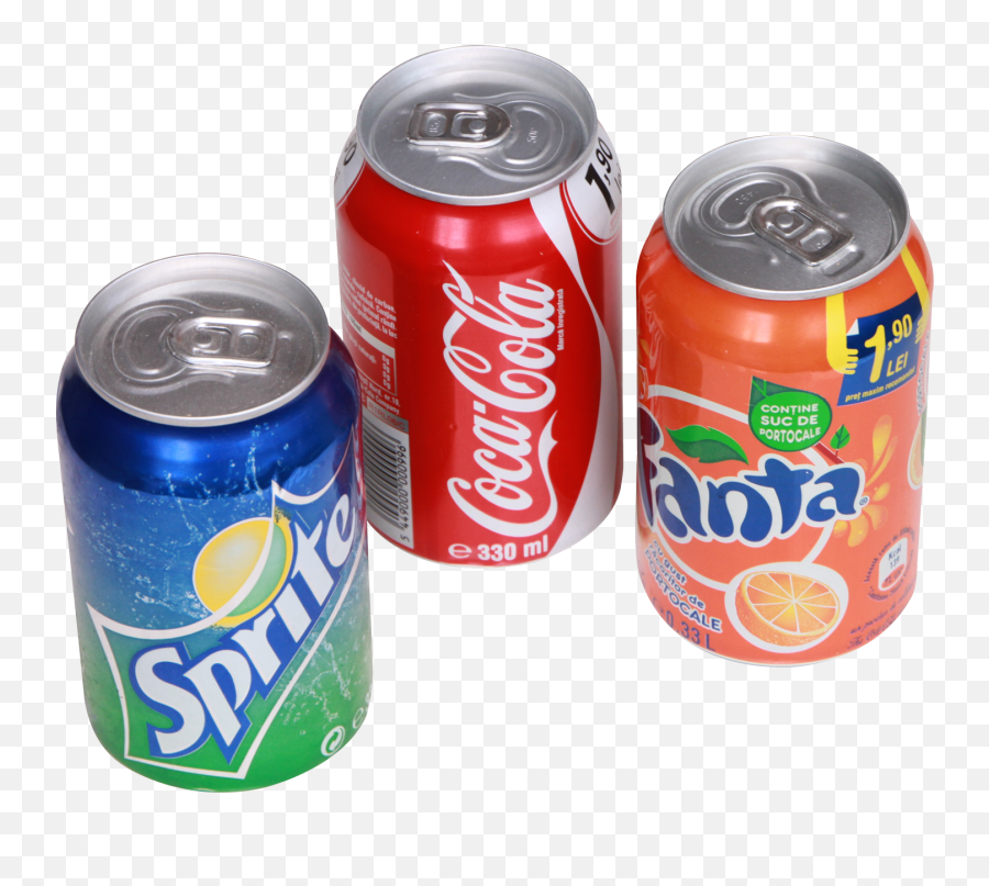 Soda Cans Cola Fanta Sprite Png Image Soft Drink