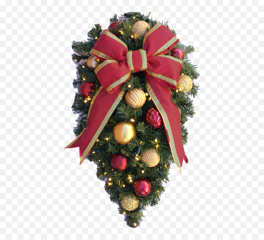 Commercial Garlands Wreaths And Sprays Tagged Decorated - Christmas Ornament Png,Christmas Decorations Transparent Background