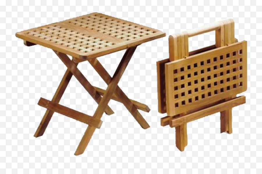 Square Waffle Picnic Table - Small Folded Up Wooden Table Png,Picnic Table Png
