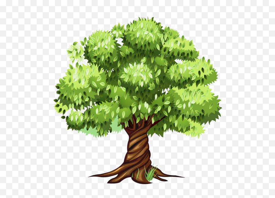 Download Tree Clipart Patterns Flowering Trees - Tree Clipart Png,Cartoon Tree Png