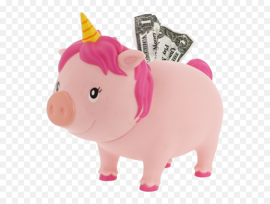 Unicorn Piggy Bank Biggys - Piggy Bank Png,Piggy Bank Transparent