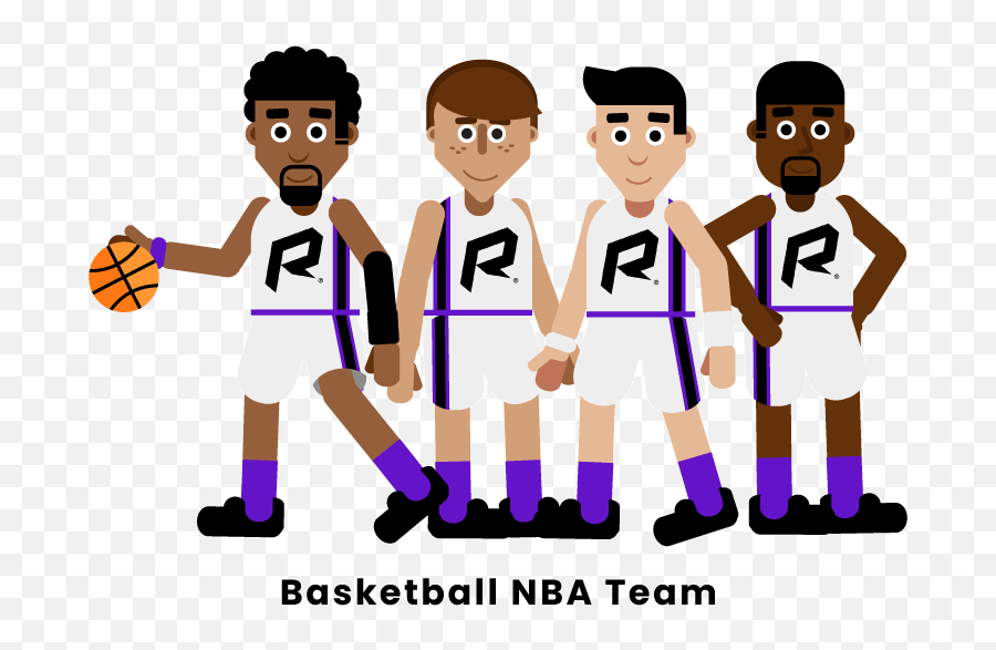 Basketball List Of Nba Teams - Cartoon Png,Nba Basketball Png