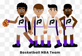 Basketball List Of Nba Teams - Cartoon png