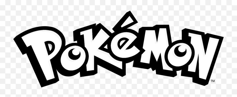 Pokemon Logo Png 7 Image - Pokemon Clipart Black And White,Pokemon Logo