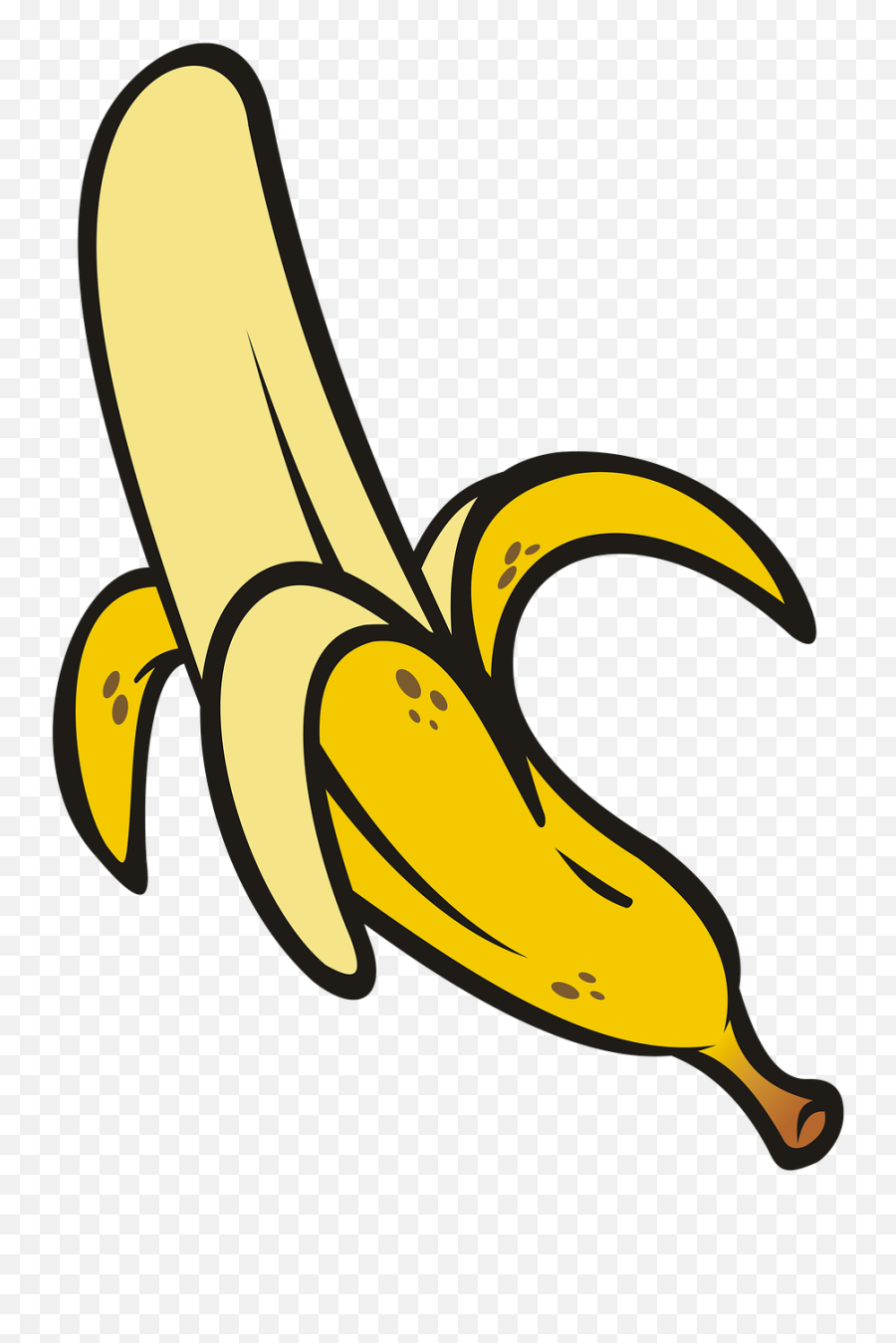 Banana Fruit Exotic - Free Image On Pixabay Pisang Gambar Sketsa Png,Banana Peel Png