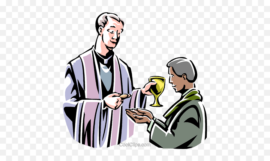 Download Christian Masscommunion Royalty Free Vector Clip - Catholic Priest Clip Art Png,Communion Png