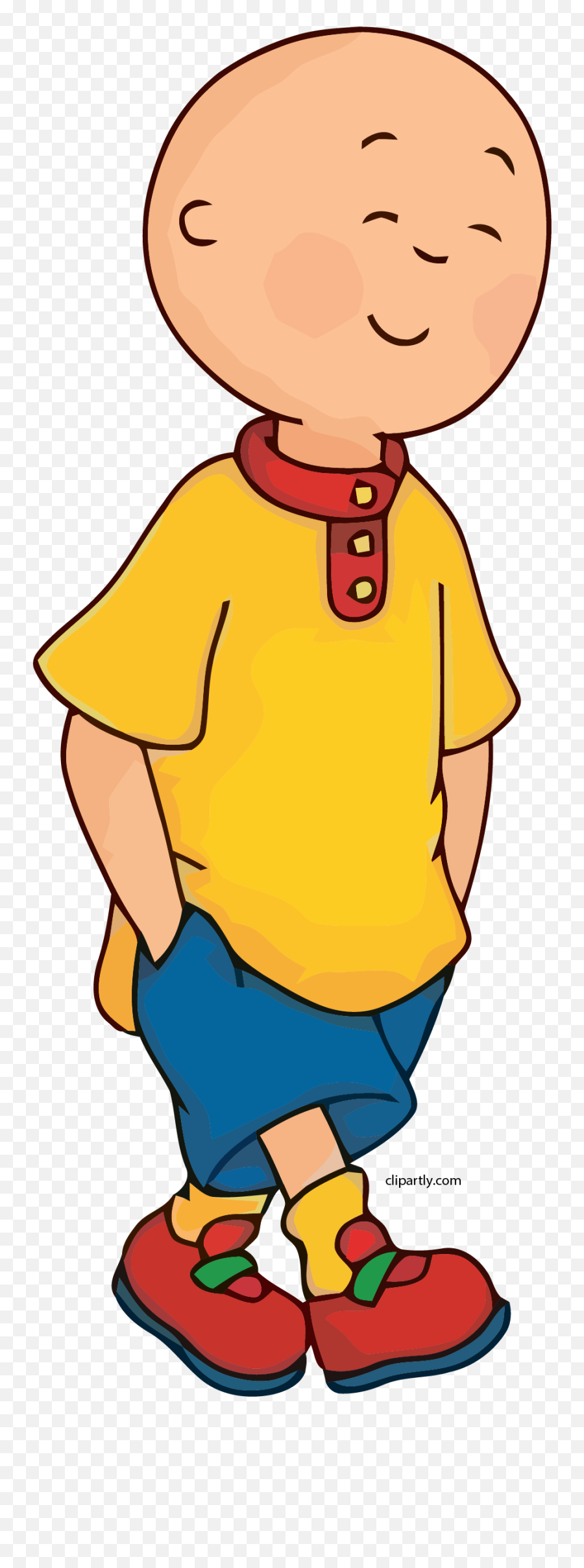 Caillou Happy Clipart Png - Body Soul And Spirit,Caillou Png