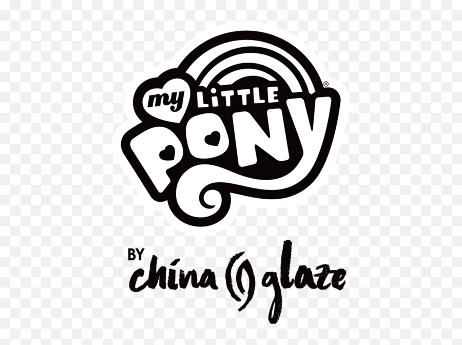 China Glaze - My Little Pony Logo Outline Png,My Little Pony Logo