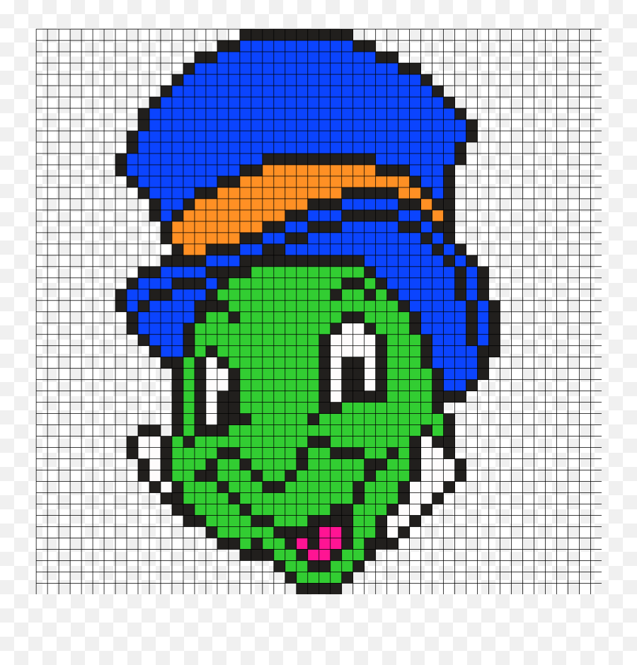 Pinocchio Perler Bead Pattern - Cómo Dibujar A Pinocho Pixelado Png,Jiminy Cricket Png