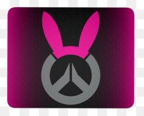 Overwatch Dva Bunny Logo Mouse Pad - Emblem Png,Sombra Skull Png