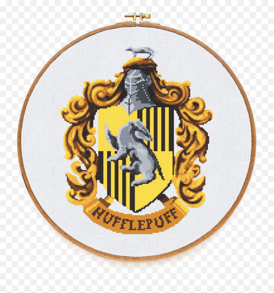Download Gryffindor - Hufflepuff Hufflepuff Crest Cross Hufflepuff Png Transparent,Gryffindor Logo Png
