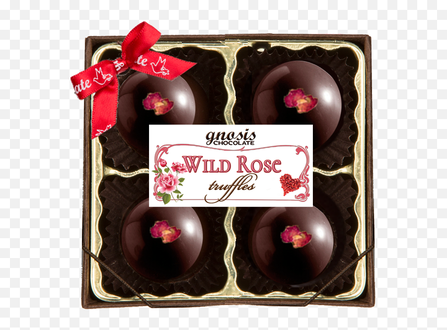Wild Rose Truffles U2014 Gnosis Chocolate Png Cacao