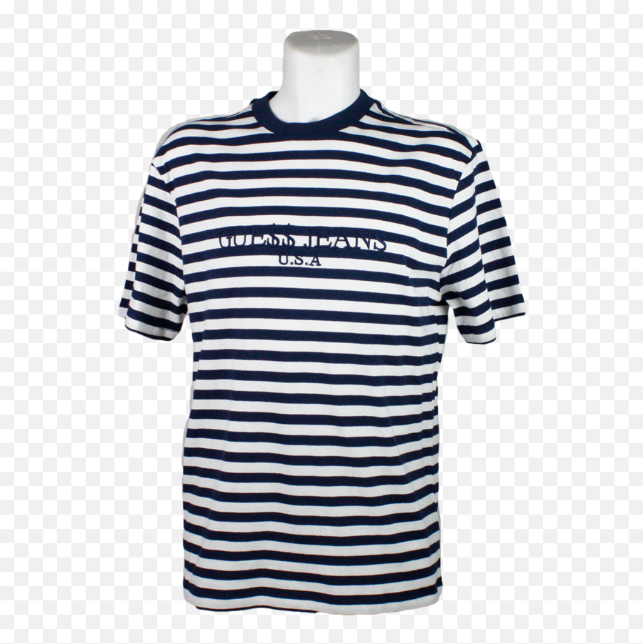 Asap Rocky - Guess X Asap Navy Transparent Png Original Black And White Striped T Shirt Men Primark,Asap Rocky Png