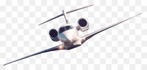 Download Flying Private Jet Png - Aircraft