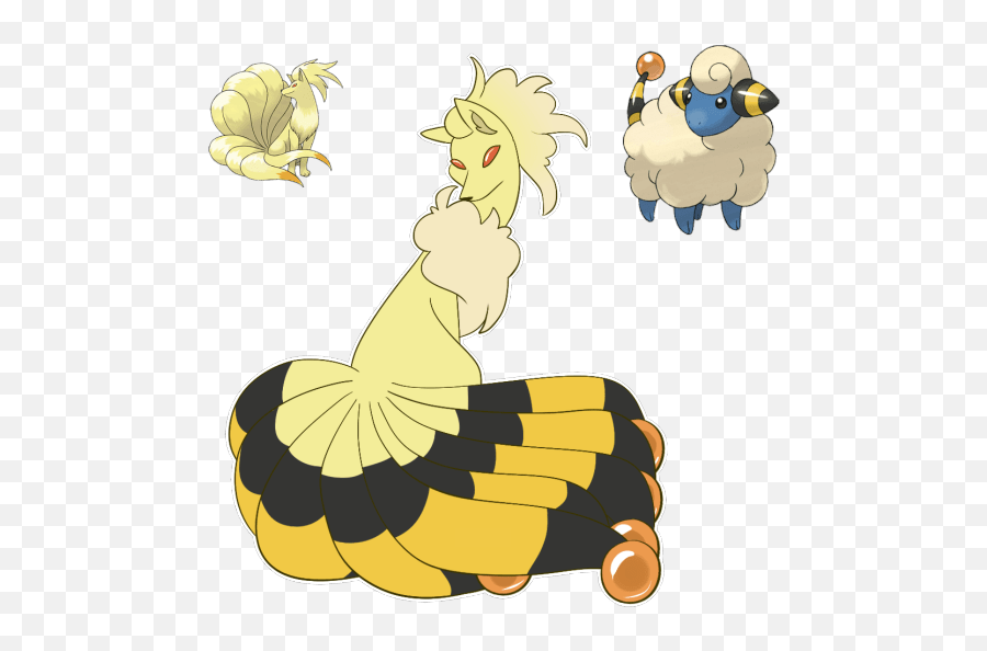 Do Ninetails And Mareep Or Primarina - Sheep Pokemon Png,Could Png