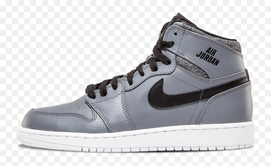 Air Jordan Logo - Jordan 1 Retro High Gris Transparent Png Basketball Shoe,Jordan Logo Png