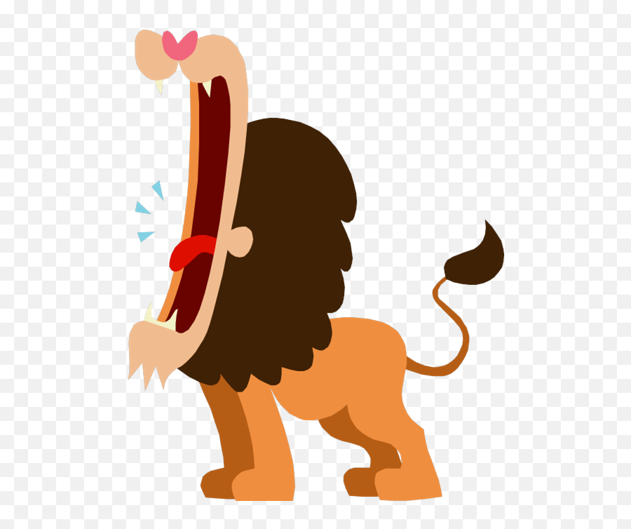 Download Clip Art Lion Roaring Clipart - Cartoon Roaring Lion Roar Cartoon Gif Png,Baby Lion Png