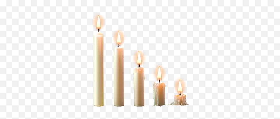 Burning Candle Png Images - Transparent Candle Burning Png,Candles Png
