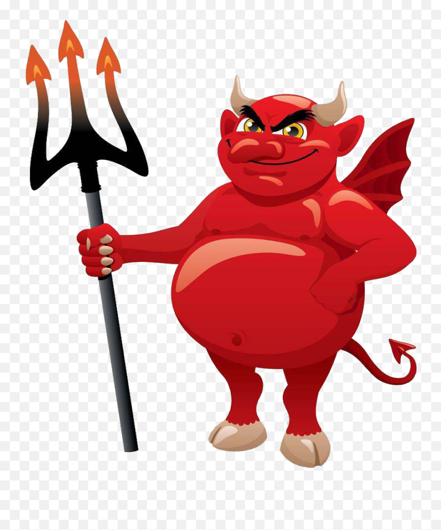 Devil Satan Cartoon Clip Art The - Satan Cartoon Png,Satan Transparent Background