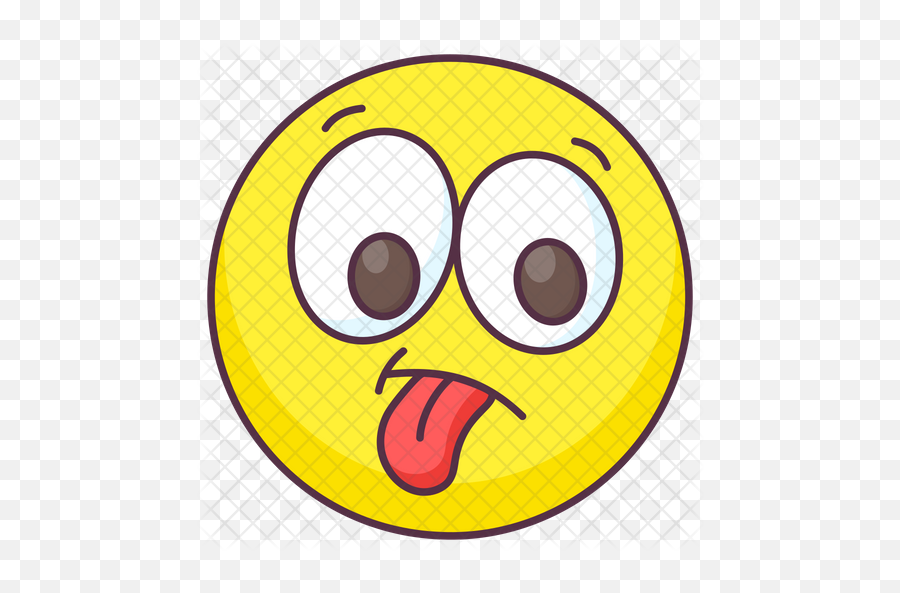 Funny Emoji Icon Of Colored - Happy Png,Funny Emoji Png