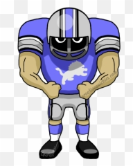 Detroit Michigan Lions - Football Player Clipart Cowboys Png,Detroit Lions Png