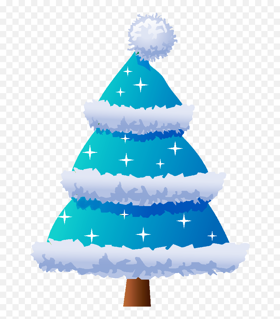 Árboles De Navidad En Color Azul - Red Christmas Tree Clipart Png,Arbol De Navidad Png